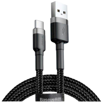 USB cable (кабель) Type-C Baseus CATKLF-B Cafule 1m black
