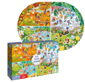 Пазлы Dodo 100 деталей Весь год 