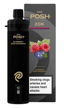 Сигарета электронная Dash Posh 20K 5% Blueberry Sour Raspberry