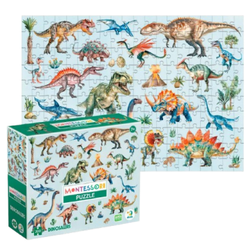 Пазлы Dodo 200 деталей Динозавры