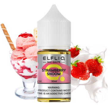 Жидкость ELFLIQ 5% 30 ml Strawberry Snoow / клубничное мороженое
