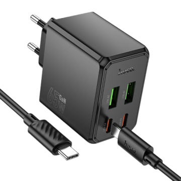 СЗУ Type-C Hoco CS19A PD65W Type-C to Type-C