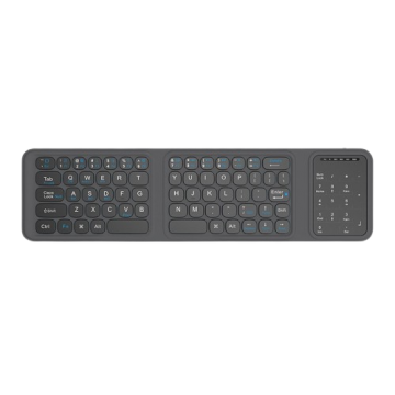 Клавиатура FOLDABLE KEYBORD Mini Bluetooth Ultra Thin Tri-Fold Keypad with Touchpad