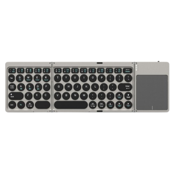 Клавиатура DUX DUCIS TRI-Fold Wireless Keyboard Portable Touchpad