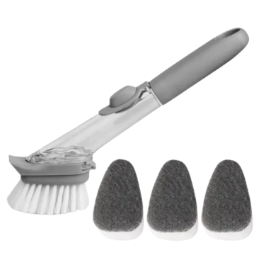 Щётка Dish Brush with Soap Dispenser Kitchen Brush ABS Hand