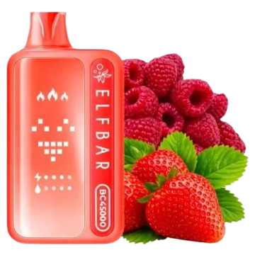 Сигарета электронная ELFBAR BC45000 Red Raspberry Strawberry