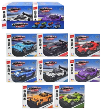 Игрушка конструктор Машинки 714424-714431