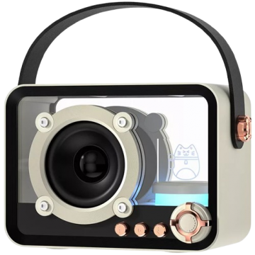 Колонка Bluetooth QD05 Retro Style Biege