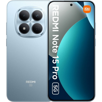 Смартфон Xiaomi Redmi Note 15 Pro 5G (8/256) Sim+eSIM Glacier Blue