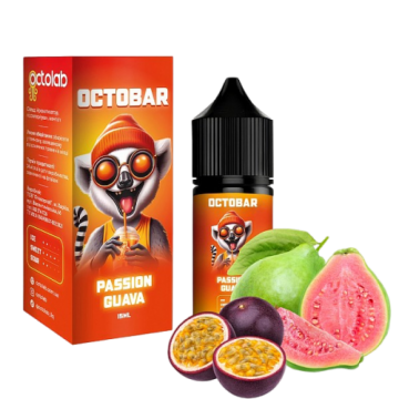 Жидкость OCTOBAR NFT (3в1) 30ml Passion Guava/Страстная гуава