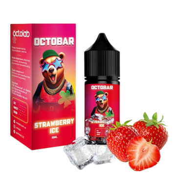 Жидкость OCTOBAR NFT (3в1) 30ml Strawberry Ice/Клубничный лёд