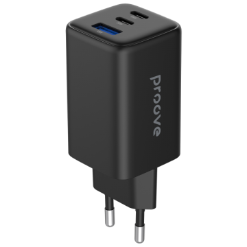 СЗУ блочок Proove Pocket GaN 65W (2*Type-C + USB)