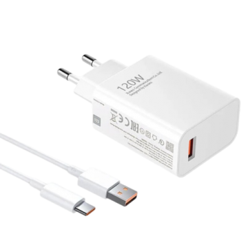 СЗУ блочок Xiaomi 120W type-a с кабелем type-c